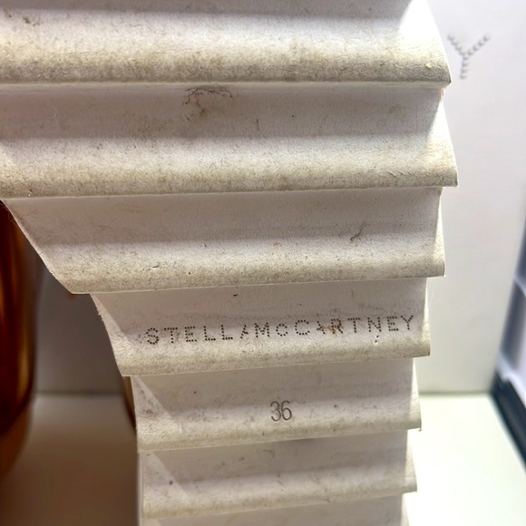 Stella McCartney Women's Elyse Star Cutout Wedge pink stars platforms 5.5-6 - Picture 12 of 16